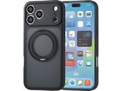 �G���R��/iPhone18 ProMax �n�C�u���b�h�P�[�X �Ɍ� MAGKEEP �X�^���h �}�b�g �u���b�N/PM-A26DMGSTKCBK