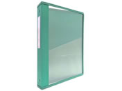 �J���e�u�b�N(�N���A�[�^�C�v)A4 4�� �O���[�� �w��40mm/0-5639-11