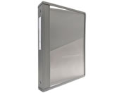 �J���e�u�b�N(�N���A�[�^�C�v)A4 4�� �O���[ �w��40mm/0-5639-13