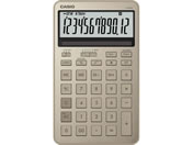 カシオ/スタイリッシュ電卓 ジャストサイズ シャイニーゴールド/JF-M200-GD-N