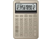 カシオ/スタイリッシュ電卓 ミニジャストサイズ シャイニーゴールド/MS-M200-GD-N