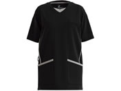 MCU(サーヴォ)/アスリート ニット・スクラブ 診察衣 25-6517-0004 L MCU(サーヴォ)MSCU-2201-B9(ブラック)