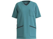MCU(サーヴォ)/アスリート ニット・スクラブ 診察衣 25-6517-0305 LL MCU(サーヴォ)MSCU-2301-K1(ターコイズ)