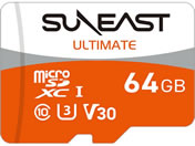 SUNEAST/ULTIMATE �I�����W microSDXC�J�[�h Class10 64GB/MSDU1064E