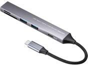 �T�����T�v���C/USB 5Gbps 3�|�[�g�X�����n�u �J�[�h���[�_�[�t��/USB-5TCPC28GM