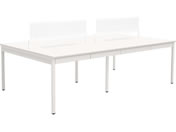 Y2K/�t���[�A�h���X�f�X�N W2400�~D1400 �p�l���E���o���t�� �z���C�g/NSQ2-2414-WH