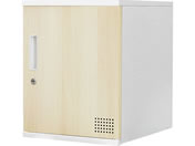 Netforce/�L���[�{�C�h ���b�J�[ 1�l�p �V�����_�[�� ����450mm �X�`�[�� �{�b�N�X �z���C�g�~�i�`������/CUB3545-FW-WHNA