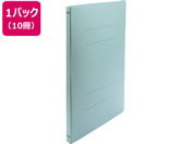 Forestway/フラットファイルライト A4タテ とじ厚15mm 青 10冊