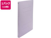 Forestway/フラットファイルライト A4タテ とじ厚15mm 紫 10冊