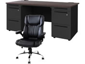 Netforce/�f�X�N�`�F�A�Z�b�g �i�b�c ����3�i W1600 �V�_�[�N�u���E��+�u���C�Y�`�F�A �u���b�N/LRD167BKS15BR33