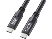 �T�����T�v���C/USB 5Gbps Type-C�P�[�u�� PD100W �f���o�͑Ή� 3m/KU-5GCCP10030TK