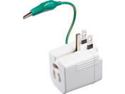 �T�����T�v���C ���K�[�h�t 3P-2P�ϊ��A�_�v�^ 2P3P���p 1�� �z���C�g TAP-ADSP1W