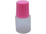 エムアイケミカル/点滴容器ノーベル3号(未滅菌)点滴ボトル 08-3030-0308 本体:白 キャップ:ピンク 10CC(100ポンイリ)
