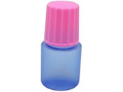 エムアイケミカル/点滴容器ノーベル3号(滅菌済)点滴ボトル 08-3030-0419 本体:コバルト キャップ:ピンク 10CC(25ホンX6フクロイリ)