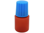 エムアイケミカル/点滴容器ノーベル3号(滅菌済)点滴ボトル 08-3030-0423 本体:茶 キャップ:青 10CC(25ホンX6フクロイリ)