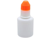 エムアイケミカル/点滴容器フレッシュ(滅菌済)点滴ボトル 08-3025-0608 キャップ:オレンジ 15CC(20ポンX5フクロイリ)