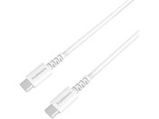 �J�V����/USB�[�d&�����P�[�u�� 50cm C-C WH�^AJ642