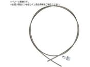 TRUSCO/ステンレスワイヤカットロープ+スリーブ付 3.0パイΦ×5000mm アルミスリーブ2個付 SRCWS3.0X5M