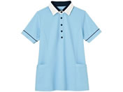 カーシーカシマ/半袖プルオーバー(男女兼用)介護ユニフォーム 24-8152-0305 LL HM2449-6(ソラ)