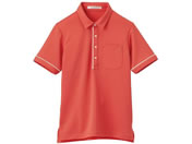 カーシーカシマ/半袖ポロシャツ(男女兼用)介護ユニフォーム 24-8151-0502 S HSP003-29(コーラルピンク)