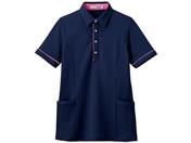 カーシーカシマ/半袖ロングポロシャツ(男女兼用)ケアウェア 25-2429-0001 SS HSP004-2(スターリーナイト)