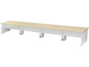 Netforce/�A���j�[�� �t���[�A�h���X�f�X�N ��4800mm �ؐ� �z���C�g�r�~�i�`�������V��