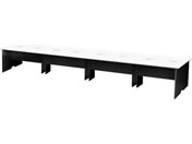 Netforce/�A���j�[�� �t���[�A�h���X�f�X�N ��4800mm �ؐ� �u���b�N�r�~�z���C�g�V��