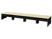 Netforce/�A���j�[�� �t���[�A�h���X�f�X�N ��4800mm �ؐ� �u���b�N�r�~�i�`�������V��