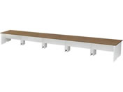 Netforce/�A���j�[�� �t���[�A�h���X�f�X�N ��6000mm �ؐ� �z���C�g�r�~�E�H�[���i�b�g�V��