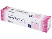 ���\��/�h���[���X���u�\�t�g 12ply 7.5�~7.5cm 100����/64-9604-68