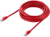 �G���R��/LAN�P�[�u�� Cat6A 10Gbps 500MHz �ܐ܂�h�~ ���� 5m ���b�h/LD-GPA�^RD5