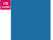 大王製紙/再生色画用紙 4ツ切100枚 あお CUD