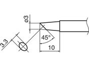 白光/こて先 3BC型 T13-BC3
