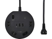 �����d��/ELPA �ی`USB�^�b�v 4�� PD20W �u���b�N/WLS-R4322BUC(BK