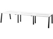 �G�����T/���[�N�e�[�u�� �΂ߋr ���ʃ^�C�v W3600�~D1200�~H720mm �V�i�`������ �r�u���b�N/LFR-3612-NB
