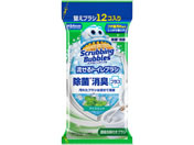 ジョンソン/スクラビングバブル 流せるトイレブラシ 除菌消臭プラス アイスミント 替え 12個入