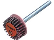 TRUSCO/セラミックフラップホイール 軸径3mm #80 外径15×幅5×軸長30 10個入 TCF1505-CE-80