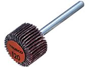 TRUSCO/セラミックフラップホイール 軸径3mm #120 外径15×幅10×軸長30 10個入 TCF1510-CE-120