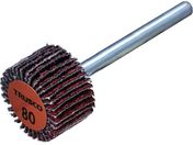 TRUSCO/セラミックフラップホイール 軸径3mm #80 外径15×幅10×軸長30 10個入 TCF1510-CE-80