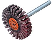 TRUSCO/セラミックフラップホイール 軸径3mm #180 外径20×幅5×軸長30 10個入 TCF2005-CE-180