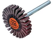 TRUSCO/セラミックフラップホイール 軸径3mm #320 外径20×幅5×軸長30 10個入 TCF2005-CE-320