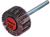 TRUSCO/セラミックフラップホイール 軸径3mm #320 外径20×幅10×軸長30 10個入 TCF2010-CE-320