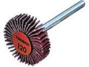 TRUSCO/セラミックフラップホイール 軸径3mm #120 外径25×幅5×軸長30 10個入 TCF2505-CE-120