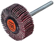 TRUSCO/セラミックフラップホイール 軸径3mm #120 外径25×幅10×軸長30 10個入 TCF2510-CE-120