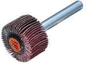 TRUSCO/セラミックフラップホイール 軸径6mm #120 外径25×幅15×軸長40 5個入 TCF2515-CE-120