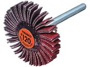 TRUSCO/セラミックフラップホイール 軸径3mm #120 外径30×幅5×軸長30 10個入 TCF3005-CE-120