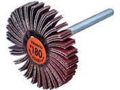 TRUSCO/セラミックフラップホイール 軸径3mm #180 外径30×幅5×軸長30 10個入 TCF3005-CE-180