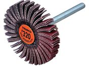 TRUSCO/セラミックフラップホイール 軸径3mm #320 外径30×幅5×軸長30 10個入 TCF3005-CE-320