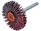 TRUSCO/セラミックフラップホイール 軸径3mm #80 外径30×幅5×軸長30 10個入 TCF3005-CE-80