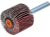 TRUSCO/セラミックフラップホイール 軸径6mm #80 外径30×幅25×軸長40 5個入 TCF3025-CE-80
